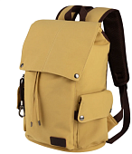 Рюкзак городской Ecos MB-05 из парусины, 20 литров, бежевый (109259) Рюкзак городской Ecos MB-05 из парусины, 20 литров, бежевый (109259)