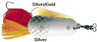  . DAM Effzett Weedless Spoon 22 - Silver/Gold 5022122