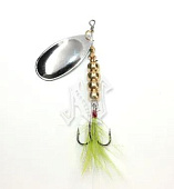 Блесна вращ. Namazu AmanThul, вес 21 г, цвет 01 (серебро) Блесна вращ. Namazu AmanThul, вес 21 г, цвет 01 (серебро)