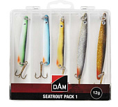 Набор блесен кол. DAM SEATROUT PACK 1 INC. BOX 5 PCS 12G Набор блесен кол. DAM SEATROUT PACK 1 INC. BOX 5 PCS 12G