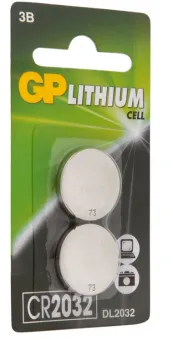  GP Lithium CR2032  (2 )